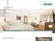 Tablet Screenshot of hotelcharlotte.com